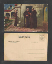 1910s A CHOICE BOOK { MONK } { HUMOROUS }  POSTCARD #101 picture