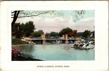 1914 Public Gardens Boston Massachusetts MA Antique Divided Back Postcard  picture