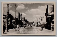 RPPC Germany Berlin Friedrichdtr Damage from WWII People Cars Street View picture
