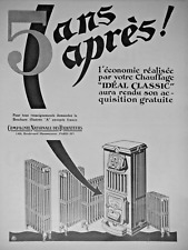1927 NATIONAL RADIATOR COMPANY PRESS ADVERTISEMENT 5 YEARS LATER picture