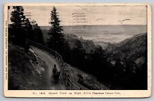 1908 Grand View on High Drive. Cheyenne Canon Colorado Vintage Postcard picture