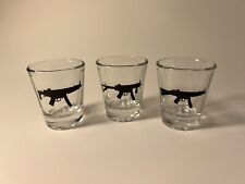 MP5 MP5A2 MP5A3 HK SP5 AP5 H&K Heckler Koch Shot Glass Set 3-Pack picture