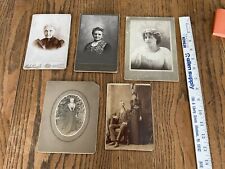 11 VINTAGE Late 1800's Photographs Portraits Photos People Clothing picture