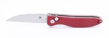 Kizer Swayback Swaggs Folding Knife Red Micarta Handle N690 Plain Edge V3566N4 picture