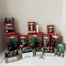 Lot Of 22 Hallmark Keepsake Star Wars Ornaments Original Boxes NEW & USED picture