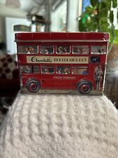 Vintage Collectible Tin Churchills London Double Decker Bus Confectionery Bank picture