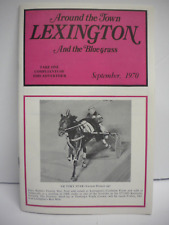 Vintage Sept 1970 Around Town Lexington Kentucky Brochure Pamphlet 70s Horse picture