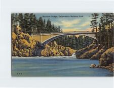 Postcard Rainbow Bridge Yellowstone National Park USA picture