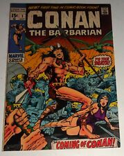 CONAN THE BARBARIAN  #1 BARRY SMITH CLASSIC KEY ISSUE NICE 9.0 MAYBE 9.2 1970 picture