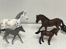 Schleich Horse Lot Of 4 ( 2019, 2019, 2003, 2021 ) 2 Horses and 2 Foals picture