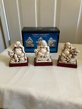 Vintage Ivory Dynasty Three Gods of Eternal Wisdom See Hear and Speak No Evil picture