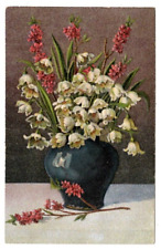 1909 Postcard Floral Bouquet Illustration Embossed Divided Back Posted picture