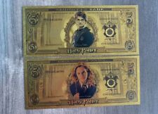 Harry Potter Hermione Jean Granger - Gold Foil Banknotes / Daniel Radcliffe picture
