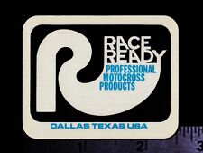 RACE READY Professional Motocross Products - Orig. Vintage Racing Decal/Sticker picture