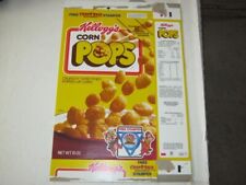 Kellogg's CORN POPS Cereal Box 1984 with 2 Chip n Dale Stampers picture