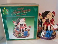 Santa Water Fountain Motion Activated Plays Carols Christmas Avenue 9