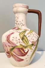 R W Rudolstadt Antique Vase Jug Hand Painted Floral picture