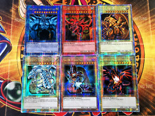 COMPLETE 6 Card Set: Red/Blue-Eyes/Dark/Gods (NEW) Quarter Century Rare Yu-Gi-Oh picture