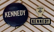 Lot Of 2 Vintage Kennedy Pins RARE picture