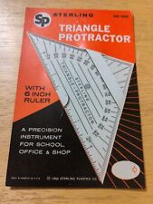 Vintage Sterling Triangle Protractor  picture