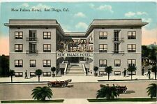 Postcard C-1910 California San Diego New Palace Hotel occupation auto CA24-761 picture