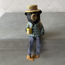 Smokey The Bear Ceramic Figurine Shelf Sitter 8” picture