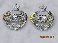 Royal Tank Regiment, Rtr Collar Badges, Anodised Aluminum Staybr. Armoured Corps picture