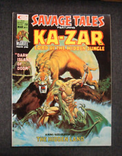 Marvel Magazine Savage Tales Ka-Zar #9 Adult Fantasy 1975 picture