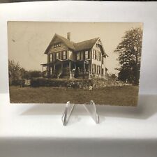 VINT REAL PHOTO .01 POSTCARD 1909USED PHOTO OF A HOUSE UNK. LOCATION picture