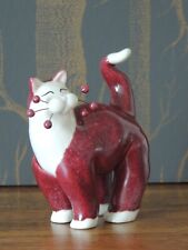 Amy Lacombe Whimsiclay Fancy Felines Cat Figurine Cory picture