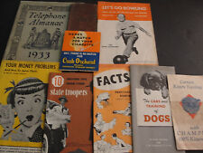LOT OF (9) VINTAGE BOOKLETS, Etc.- Useful for Family Life- from 1922 to 1950’s  picture