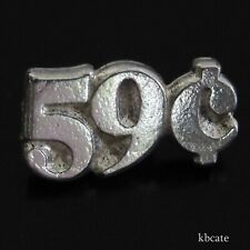 VTG 1970'S WOMEN'S EQUAL RIGHTS 59¢ CENTS PIN WAGE EQUALITY Equal Pay Act picture