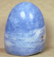 298g Natural Polished Blue Celestite Crystal Freeform Gem Stone Specimen picture