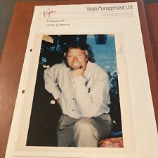 RICHARD BRANSON   - THE VIRGIN GROUP - HAND SIGNED PHOTO WITH LETTER picture