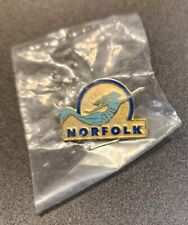 Norfolk Virginia Travel Souvenir Lapel Pin with Mermaid picture