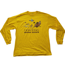 Lion King Hakuna Matata 2X Long-Sleeve Top T-Shirt Women Plus  Timon & Pumbaa picture