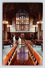 Princeton NJ Princeton University Procter Hall Interior Chrome WOB Postcard picture