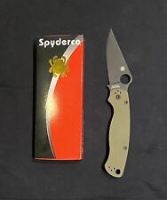 Spyderco Paramilitary 2 Limited Edition S30v Black Blade OD Green G10 Handle picture