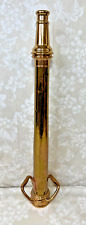 Polished Brass Fire Nozzle 12-37 Elkhart Brass Mfg Co 30