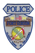 Fort Gibson (Cherokee & Muskogee County) OK Oklahoma Police patch *OLDEST TOWN* picture