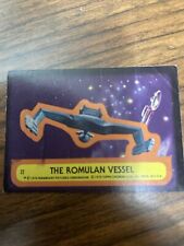 vintage 1976 Paramount Pictures,￼ Topps chewing gum Romulan vessel sticker #22 picture