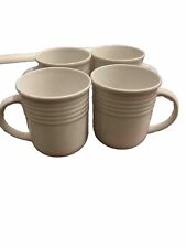 4 Oneida Kenley Mug 7810896 Set Of 4 White Coffee Mugs picture