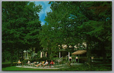 Fourth Lake Old Forge NY Beckers Hotel Cottages Main Lodge c1958 Postcard picture