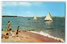 c1950's Bathing & Boating Conneaut Lake Northwestern Pennsylvania PA Postcard picture
