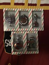 MetaZoo TCG 2022 Christmas Ornaments Pinclub Full Set of Five (No Cards)  picture