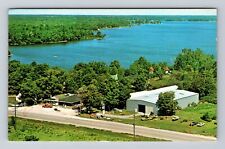 Lombardy Ontario-Canada, Martins Boat Centre, Antique, Vintage Postcard picture