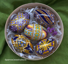 Ukrainian traditional pysanky Hand painted easter egg High quality easter eggs picture