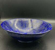 450 gm of Beautiful handmade Royal blue Lapis lazuli bowl picture