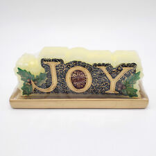 SEALED Double Wick JOY Word Candle 7