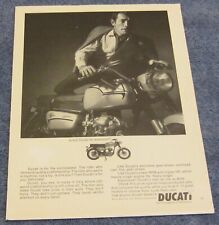 1966 Ducati Motorcycles Vintage Ad 